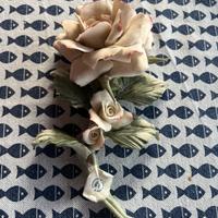Fiore in ceramica Capodimonte
