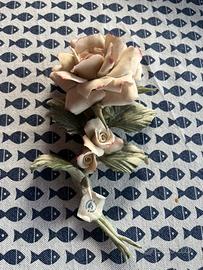 Fiore in ceramica Capodimonte
