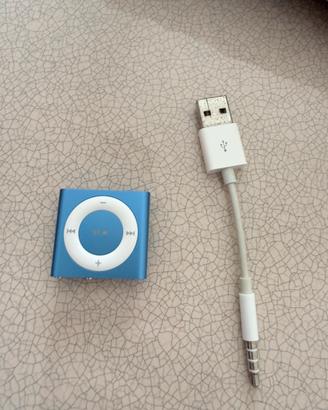 Apple iPod Shuffle 4th Generation Blue