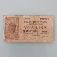 Banconota da una Lira 
