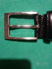 Cintura Renato Balestra in pelle 100/115 h. 33 mm