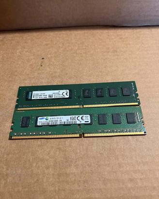 Lotto RAM DDR3 e DDR4 per PC Desktop e Laptop