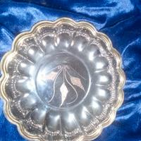 Vassoio svuotasche Palladio acciaio 18/10 oro 24K