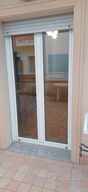 Infisso portafinestra in alluminio 120x220