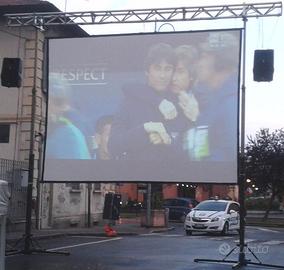 Impianto per videoproiezione completo