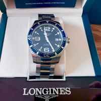 LONGINES HYDROCONQUEST 39 BLU NUOVO Garanzia 2025