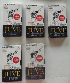 LA GRANDE STORIA DELLA JUVE - 1897/1997- 5 VHS
