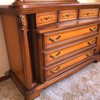Cassettiera camera da letto in legno, vintage