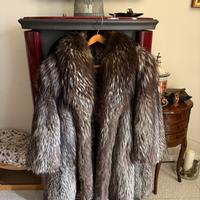 SPLENDIDA PELLICCIA VOLPE ARGENTATA (SILVER FOX)