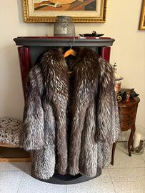 SPLENDIDA PELLICCIA VOLPE ARGENTATA (SILVER FOX)