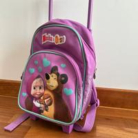Zaino trolley masha e orso