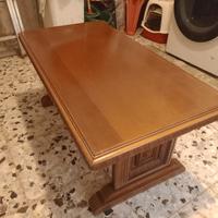 tavolino salotto massello con decorazioni