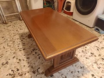 tavolino salotto massello con decorazioni