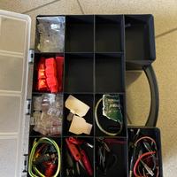 Lotto connettori, morsetti RJ11/RJ45, sdoppiatori