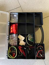 Lotto connettori, morsetti RJ11/RJ45, sdoppiatori