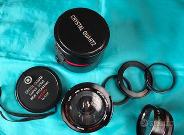 YASHICA 35 GT GS lenti WIDE TELE MACRO + accessori