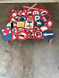 Segnali stradali vintage