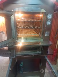 Forno a legna ventilato, professionale 