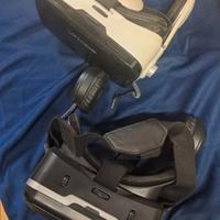 2 visori realta virtuale 3d  occhiali