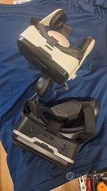 2 visori realta virtuale 3d  occhiali