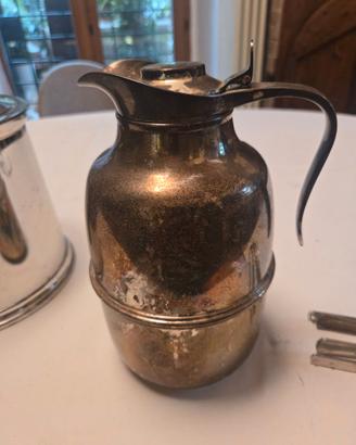 Brocca/caraffa in silverplate (metallo argentato) 