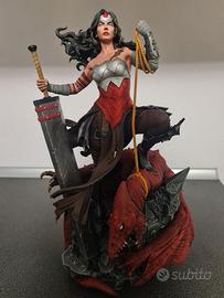 Wonder woman statua in resina marvel comics 