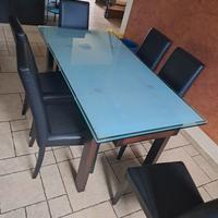 Tavolo vetro Calligaris