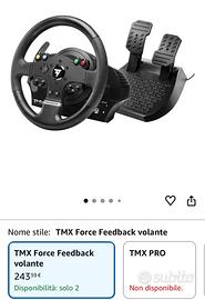 Volante e pedaliera thrustmaster