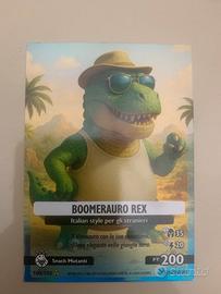 Carta rara  skifidol BOOMERAURO REX
