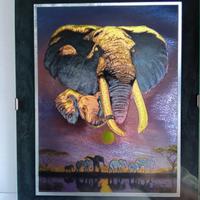 Quadro da parete tema Elefanti
