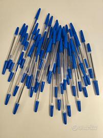 penne a sfera blu 50 pezzi 