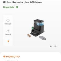 iRobot  Roomba plus 406 nero