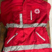 Completo sahariana croce rossa