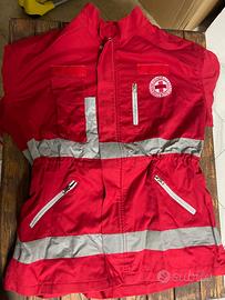 Completo sahariana croce rossa