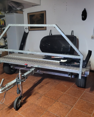 Carrello portamoto pocket trailer fabbrica A.Tasca