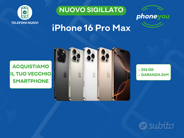 iPhone 16 Pro Max 256 Gb NUOVO SIGILLATO