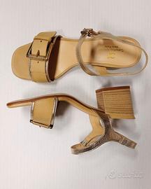 Sandali Caterina Firenze con dettagli dorati
