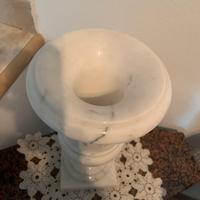 vaso  calice marmo  di carrara