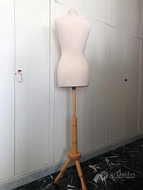 Manichino vintage anni 60 arredamento moda sarta