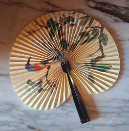 Ventaglio cinese a ruota anni 70 cokade fan