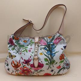 BORSA DONNA GUCCI BAG FLORA BIANCA 137335002058