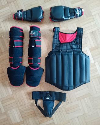kit protezioni box/arti marziali LORINI