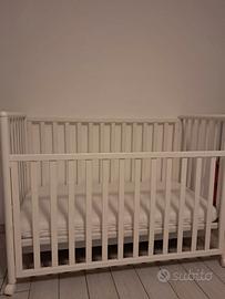 Lettino con sponda regolabile