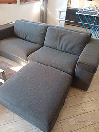 Divano con pouf Alberta sofa