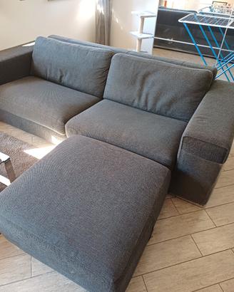 Divano con pouf Alberta sofa
