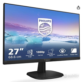 Monitor PHILIPS  27", HDMI  VGA, Altoparlanti