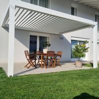 Pergola bioclimatica addossata varie misure