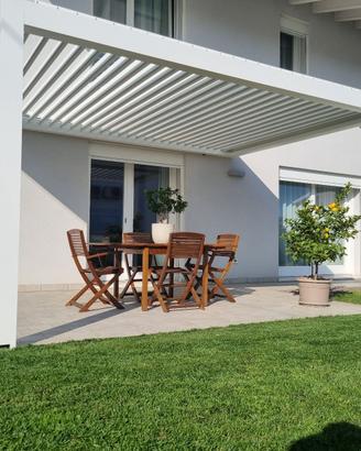 Pergola bioclimatica addossata varie misure