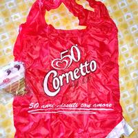 Coppia shoppers Cornetto Algida 50° anniversario 