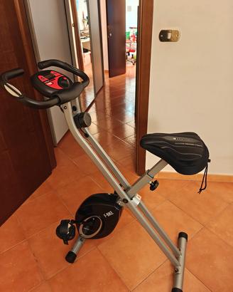 Cyclette pieghevole Ultrasport F-Bike +sella memor